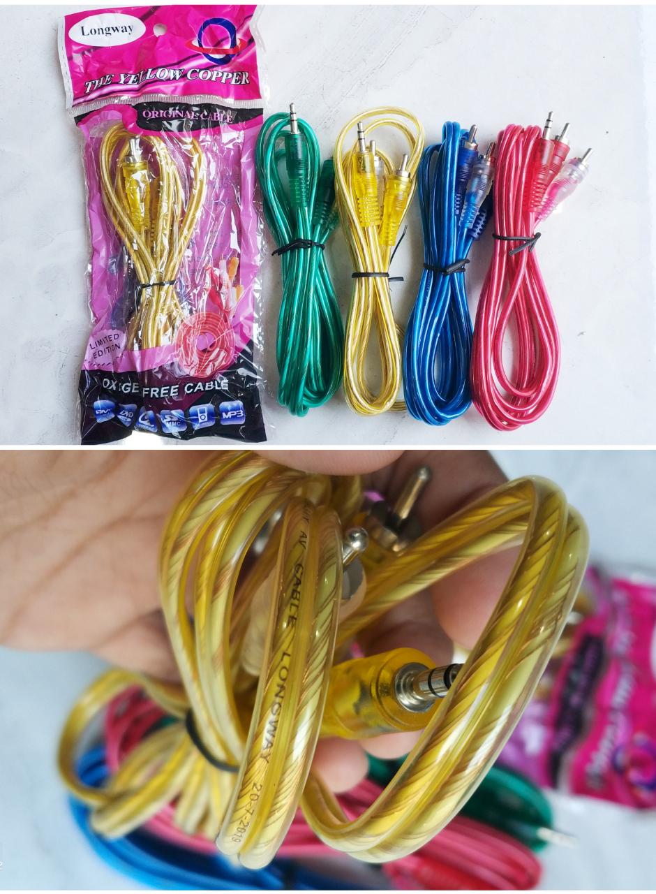 KABEL AUDIO 2 IN 1 LONGWAY